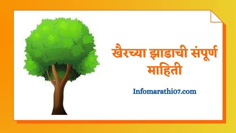 Khair Tree information in Marathi